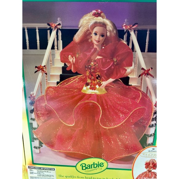 Barbie doll, Happy Holidays, Special Edition, NWOT (Unopened), so cute - Picture 11 of 11